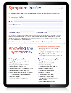 Symptom Tracker PDF thumbnail.
